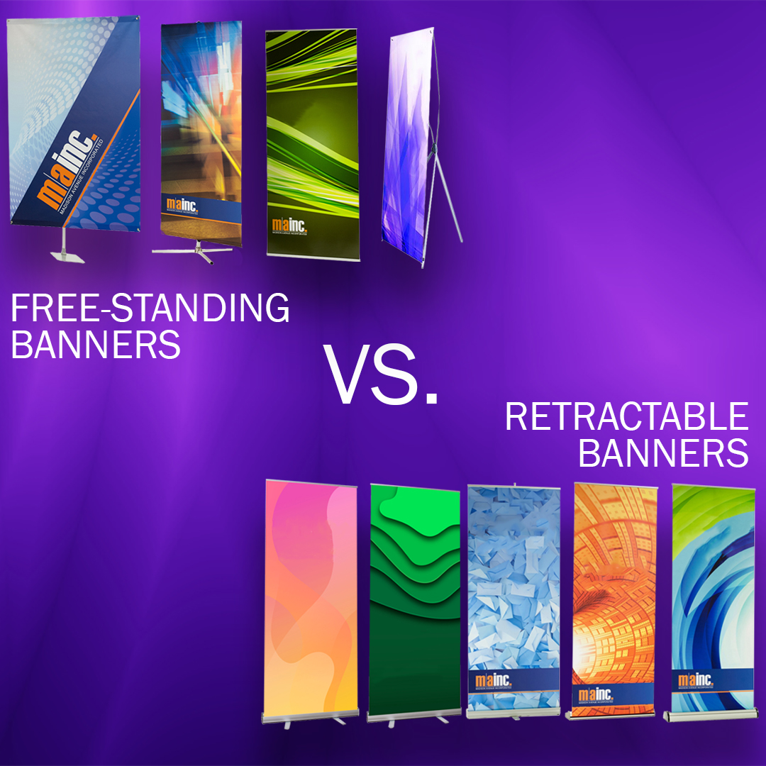Find the Banner Stand that’s Right For You Retractable VS. Free
